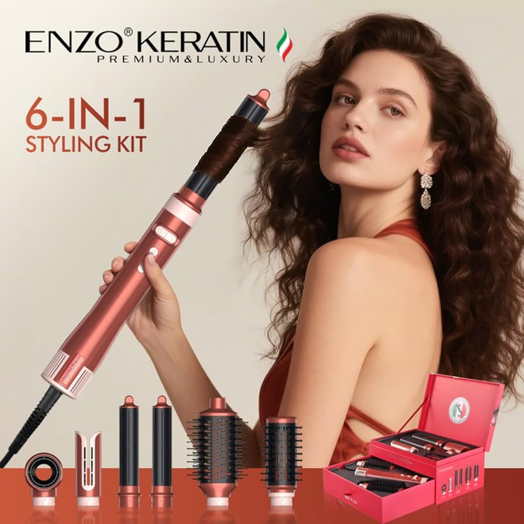 سشوار برسدار حرفه ای 1500 وات انزو پروفیشینال مدل KERATIN B2
