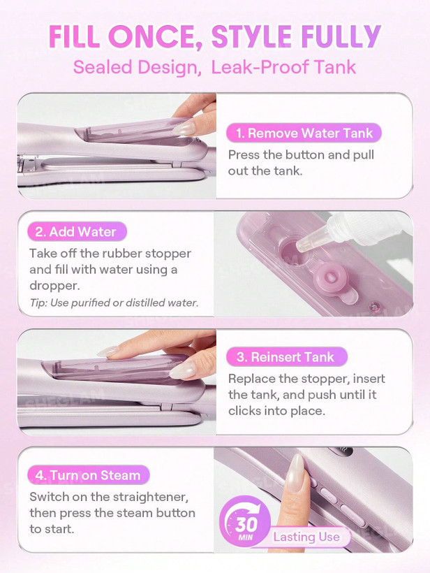 اتو مو بخار شیگلم Hydra Shot Steam Iron Pro