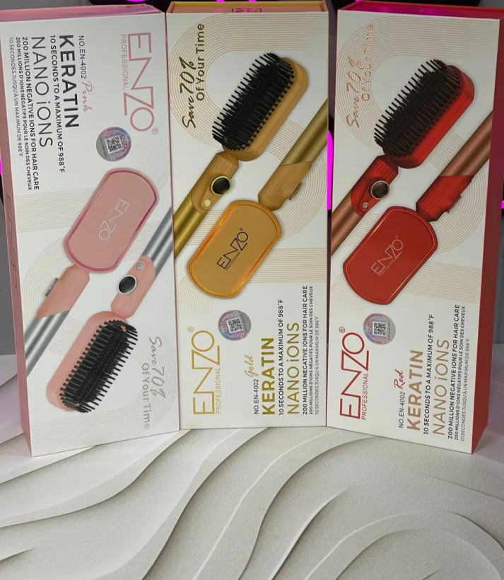 برس حرارتی صاف کننده مو انزو EN-4002