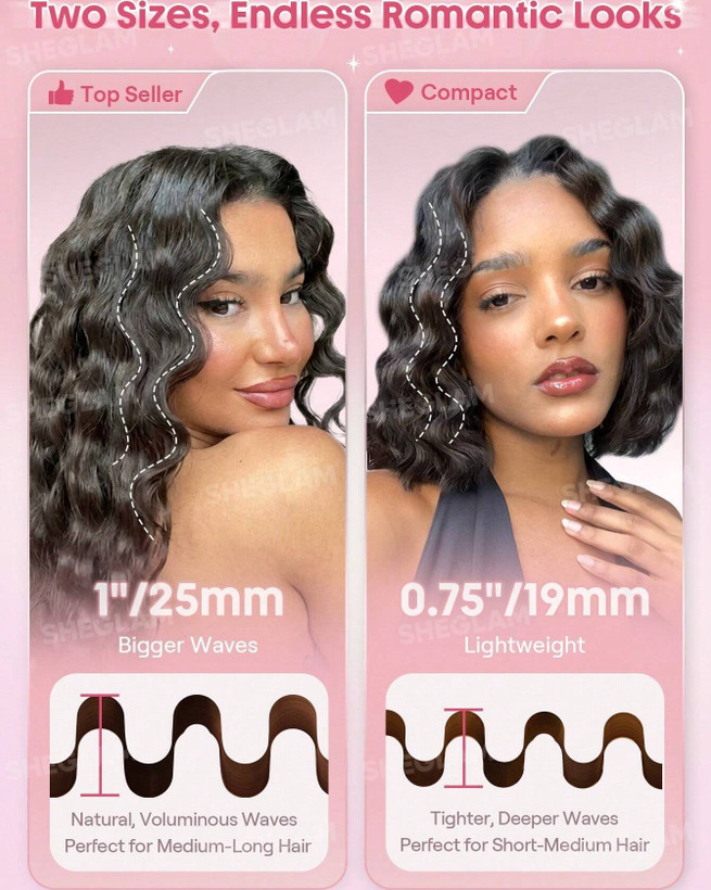 فرکننده مو ساحلی شیگلم (SHEGLAM Sheglam Beach Babe Hair Waver)