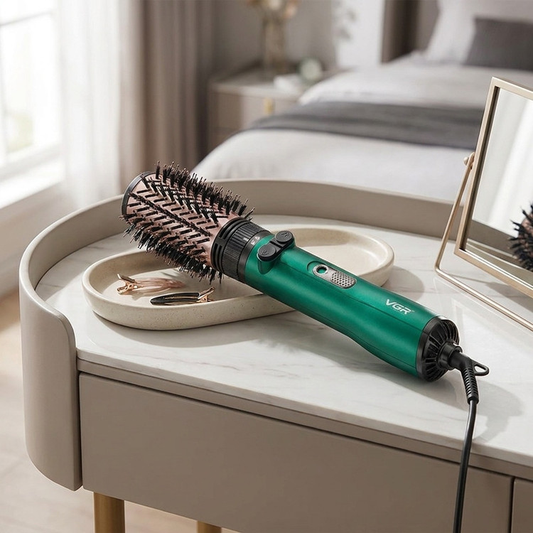 سشوار برسدار چرخشی 1200 وات وی جی ار مدل v-498