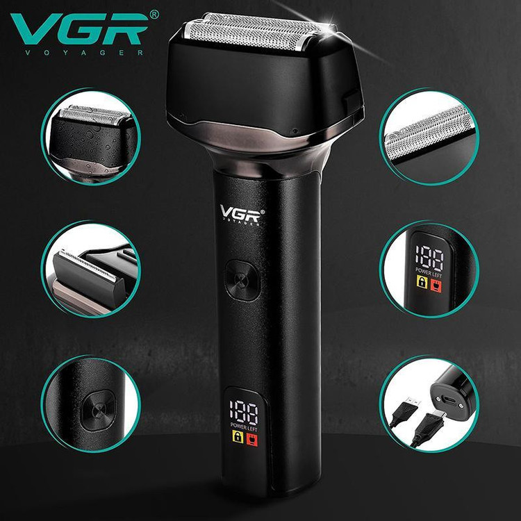 ماشین اصلاح موی صورت وی جی ار مدل V-371