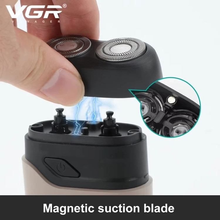 ریش تراش چرخشی جیبی وی جی آر مدل V-345