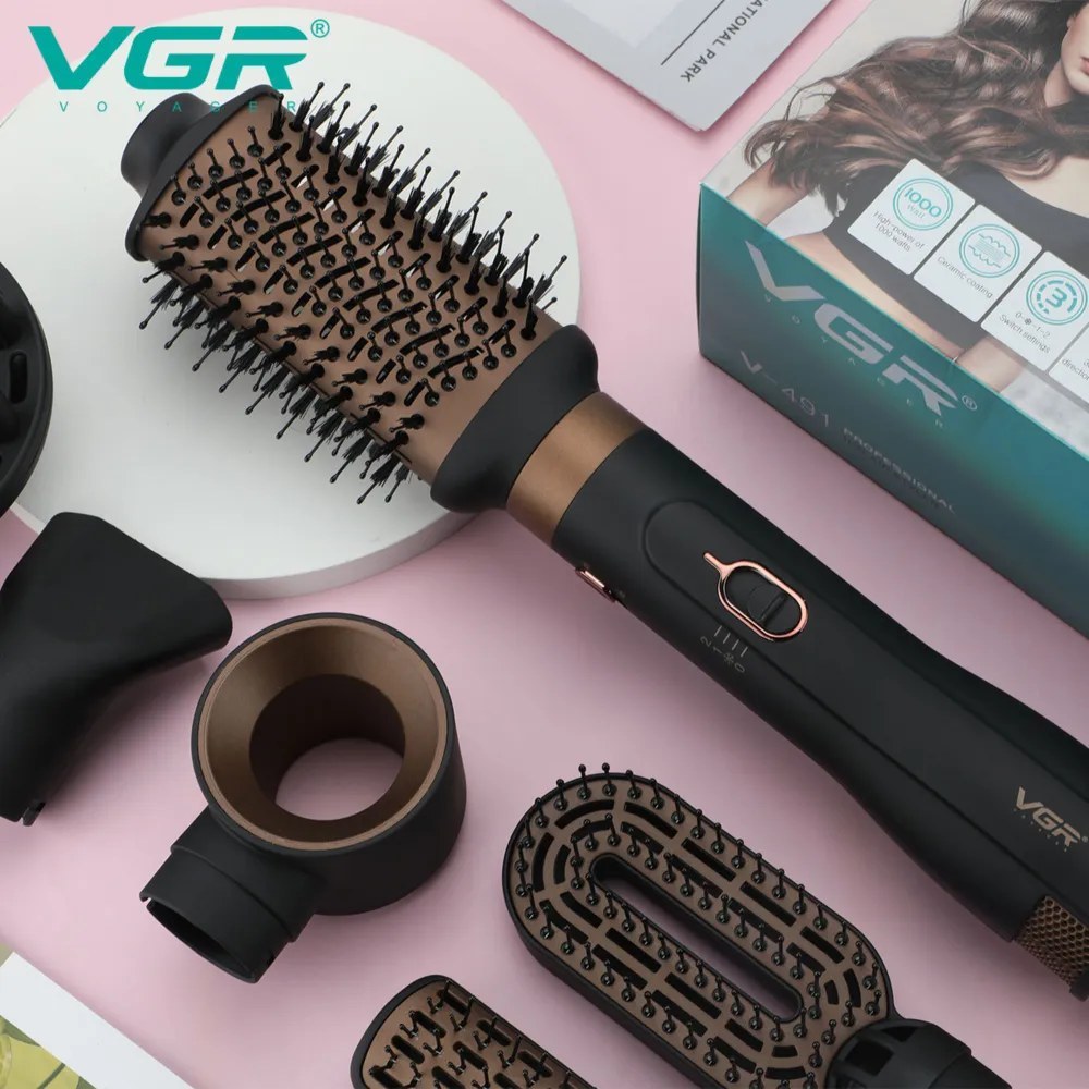 سشوار برس دار چرخشی وی جی آر مدل V-491