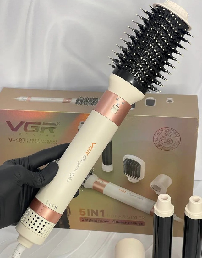 سشوار چرخشی ۵ کاره وی جی آر مدل V-487