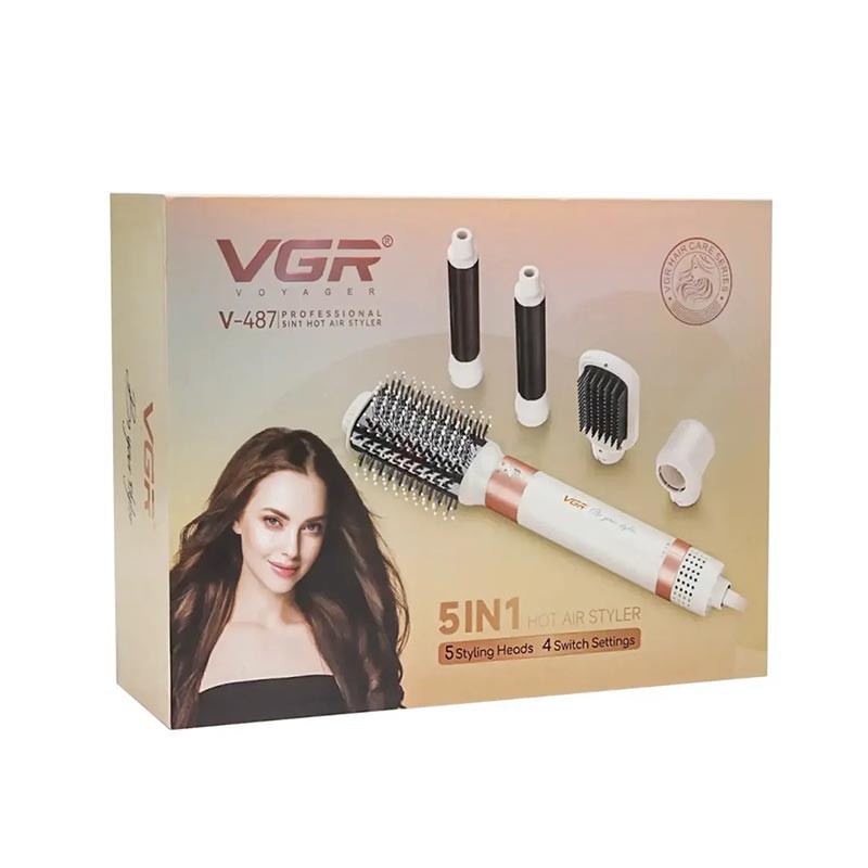سشوار چرخشی ۵ کاره وی جی آر مدل V-487