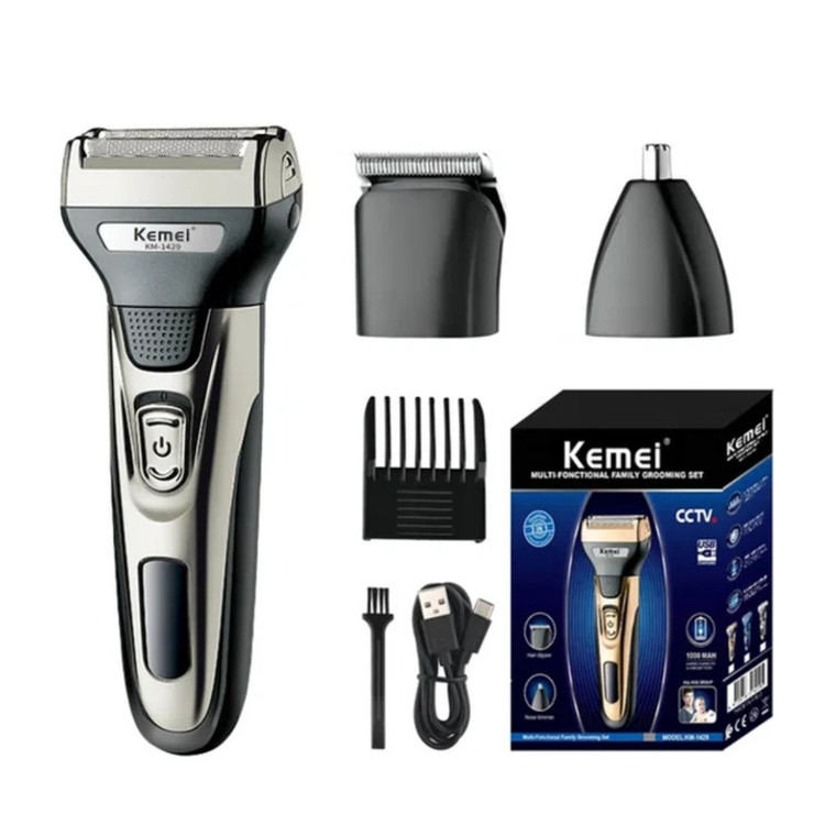 ماشین اصلاح موی صورت شارژی کیمی مدل KM-1429